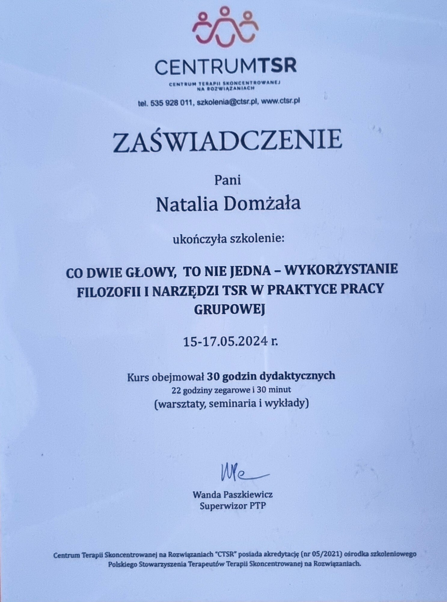 Co dwie głowy, to nie jedna - wykorzystanie filozofii i narzędzi TSR w praktyce pracy grupowej